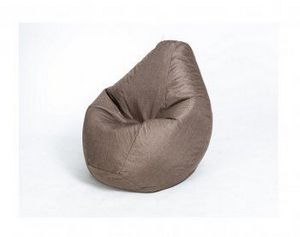 Кресло-мешок Груша велюр коричневое большое в Электростали - ehlektrostal.ok-mebel.com | фото
